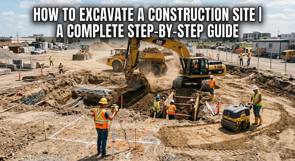 How to Excavate a Construction Site | A Complete Step-by-Step Guide